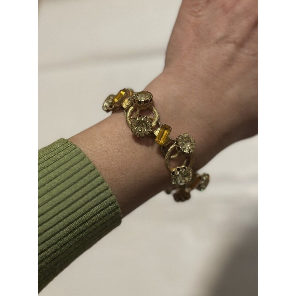 Vintage 1960s Henkel & Grosse for Christian Dior Toggle Bracelet - Picture 12 of 12